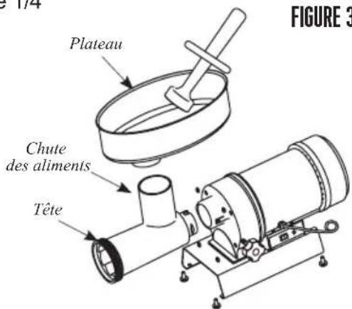 Weston Butcher Series 09-0501-W - INSTRUCTIONS POUR LE MONTAGE D'UN HACHOIR - 3