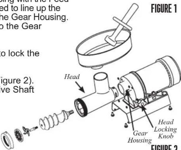 Weston Butcher Series 09-0501-W - GRINDER ASSEMBLY INSTRUCTIONS - 1