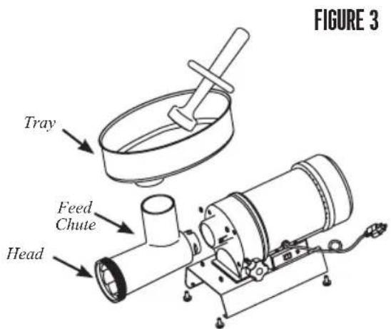 Weston Butcher Series 09-0501-W - GRINDER ASSEMBLY INSTRUCTIONS - 3