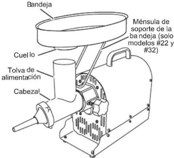 Weston Butcher Series 09-2201-W - ALTA VELOCIDAD DE INSTRUCCIONES DE MONTAJE EMBUTIDORA - 3