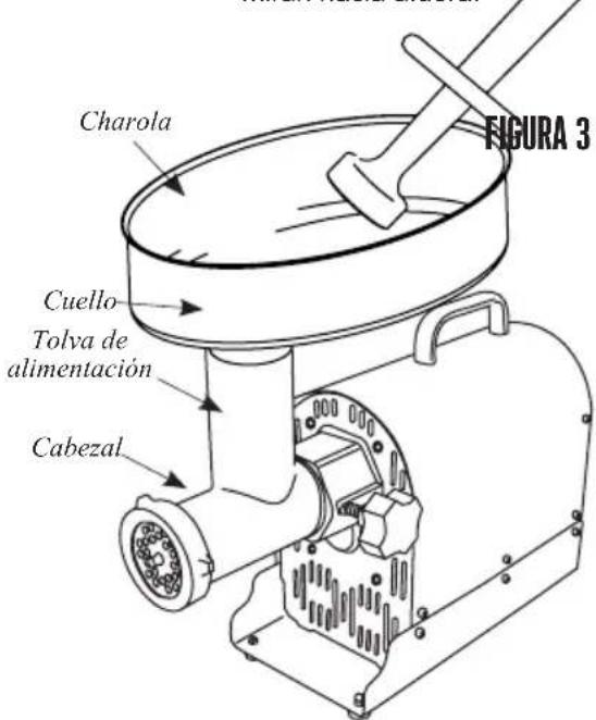 Weston Pro Series 10-3201-W - INSTRUCCIONES DE ENSAMBLE DEL MOLINO - 3