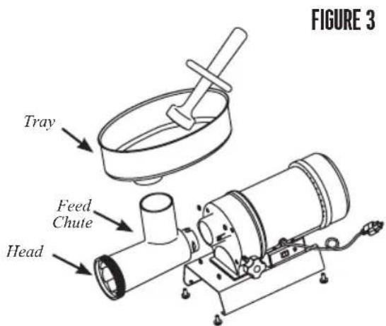 Weston Butcher Series 09-0801-W - GRINDER ASSEMBLY INSTRUCTIONS - 3