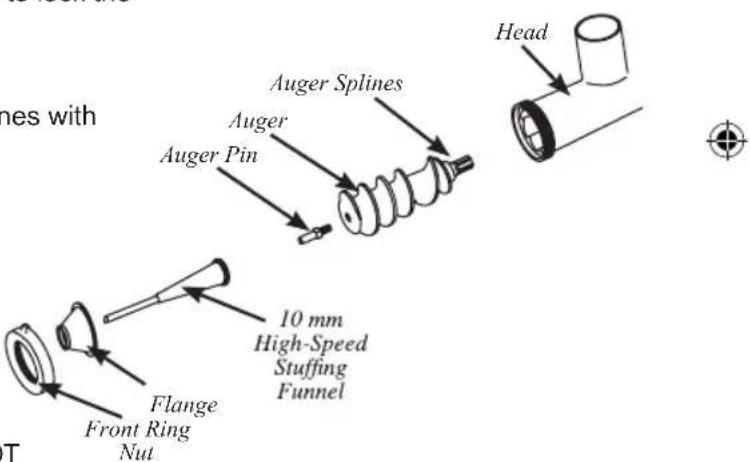 Weston Butcher Series 09-0801-W - HIGH-SPEED STUFFER ASSEMBLY INSTRUCTIONS - 2