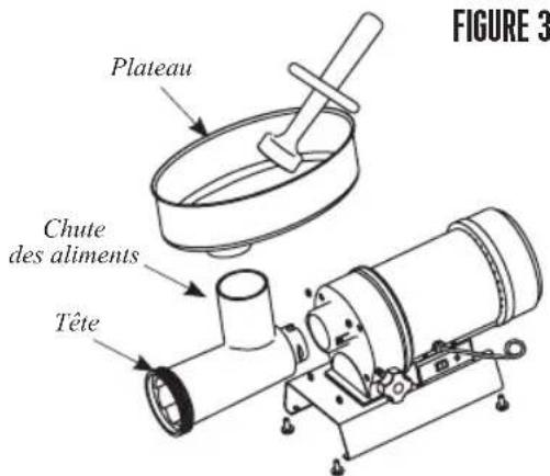 Weston Butcher Series 09-0801-W - INSTRUCTIONS POUR LE MONTAGE D'UN HACHOIR - 3