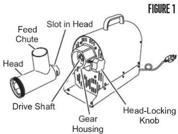 Weston Butcher Series 09-3201-W - GRINDER ASSEMBLY INSTRUCTIONS - 1