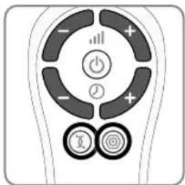 REVITIVE Medic Knee 5574AQ - Stap 4.1: Wisselen:tussen de EMS- en TENS-modus - 1