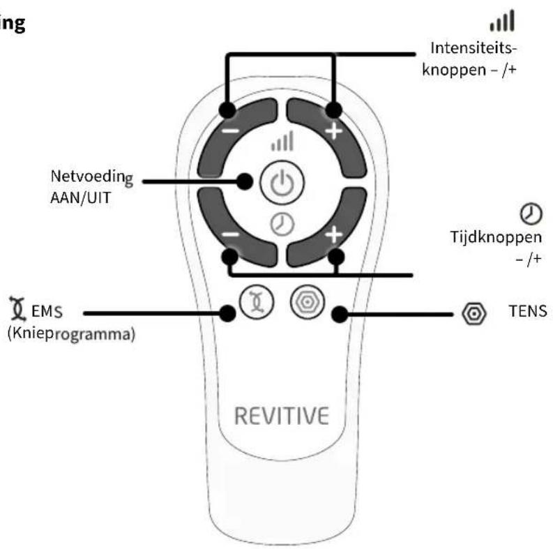 REVITIVE Medic Knee 5574AQ - Onderdelen en knoppen - 2