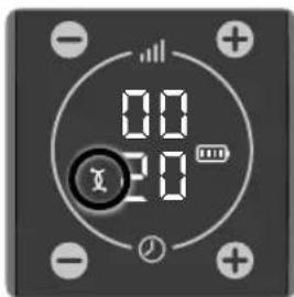 REVITIVE Medic Knee 5574AQ - Paso 4.1: Cambio entre los modos EMS y TENS - 2