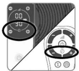 REVITIVE Medic Knee 5574AQ - Placement des petites électrodes corporelles pour le soulagement de la douleur - Mode TENS - 7