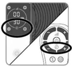 REVITIVE Medic Knee 5574AQ - Platzierung der kleinen Elektroden-Pads zur Schmerzlingerung - TENS-Modus - 6