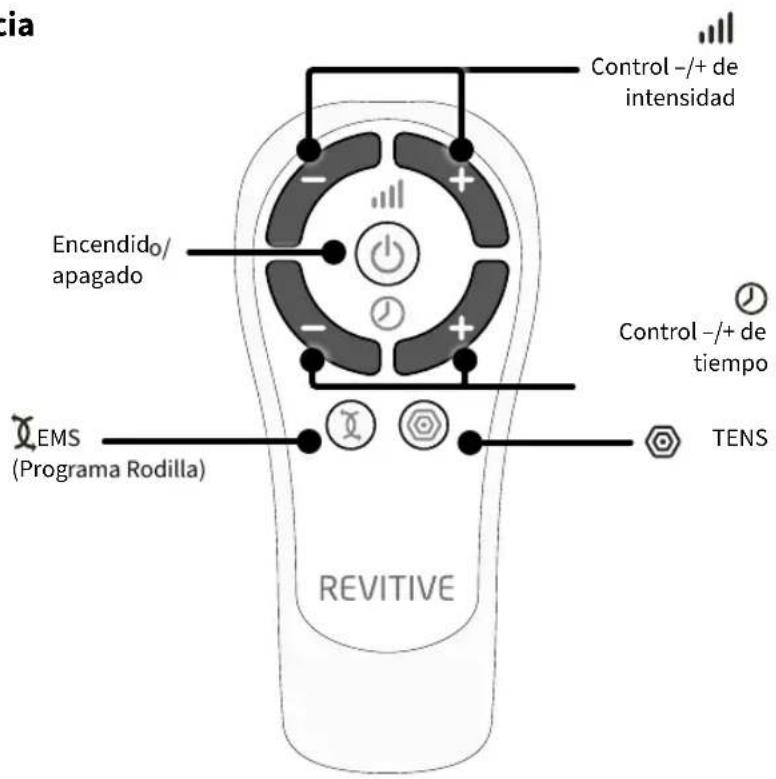 REVITIVE Medic Knee 5574AQ - Piezas y mandos - 2