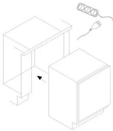 NODOR NorFrost ICE 82 BI - Mounting the fascia doors - 1