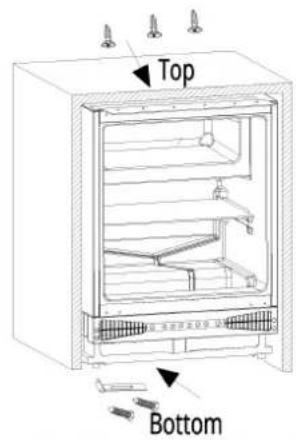 NODOR NorFrost ICE 82 BI - Mounting the fascia doors - 2