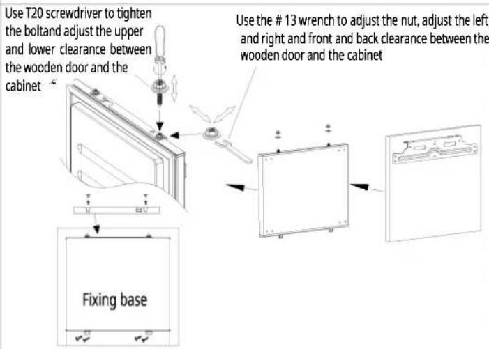 NODOR NorFrost TUNDRA 82 BI - Mounting the fascia doors - 7