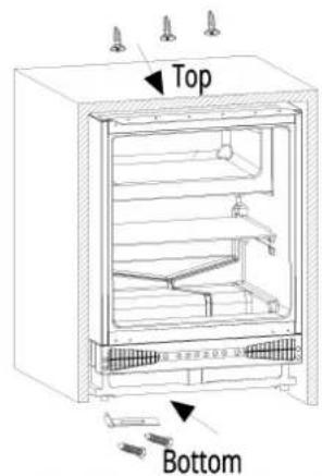 NODOR NorFrost TUNDRA 82 BI - Mounting the fascia doors - 2