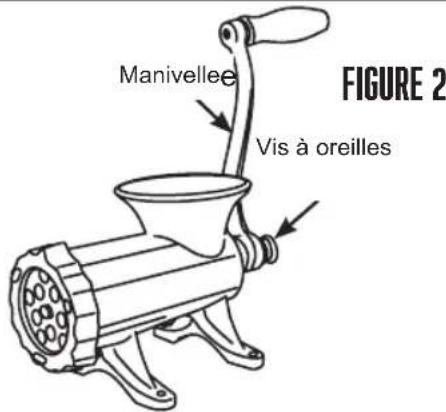 Weston 36-1001-W - MISE EN PLACE DU HACHoir - 2