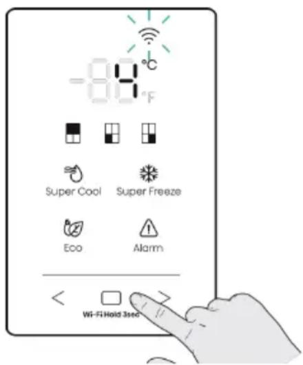 HISENSE RQ5P470SAFD - Connecting your refrigerator to Wi-Fi - 1