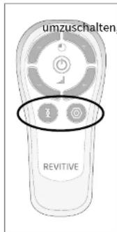 REVITIVE Arthritis Knee 2836AB - Schritt 5.3: Umschalten zwischen EMS- und TENS-Modus - 1