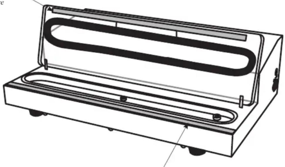 Weston PRO-3000 - REPLACEMENT DU RUBAN DE LA BARRE DE SCELLAGE : - 1