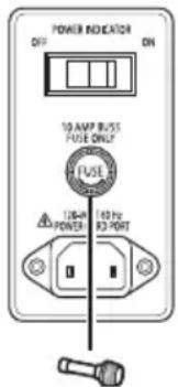 Weston VC14 - Replacing the Fuse - 1