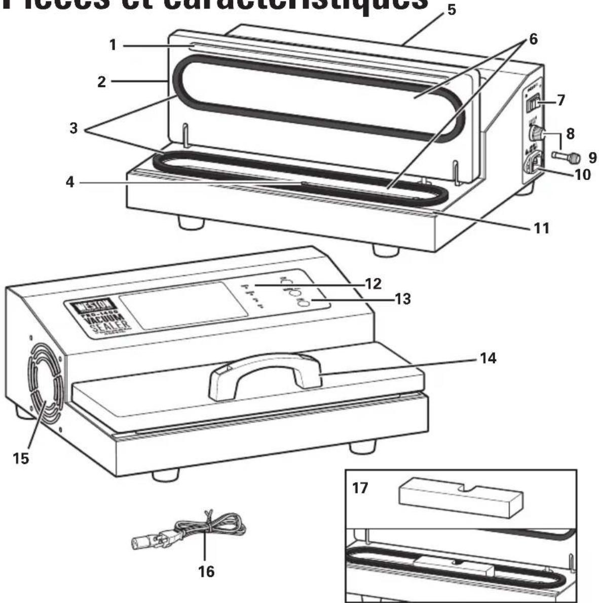 Weston VC14 - Pièces et caractéristiques - 1