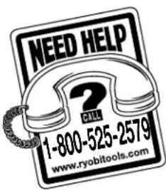RYOBI RY40HPCW01 - TROUBLESHOOTING - 1