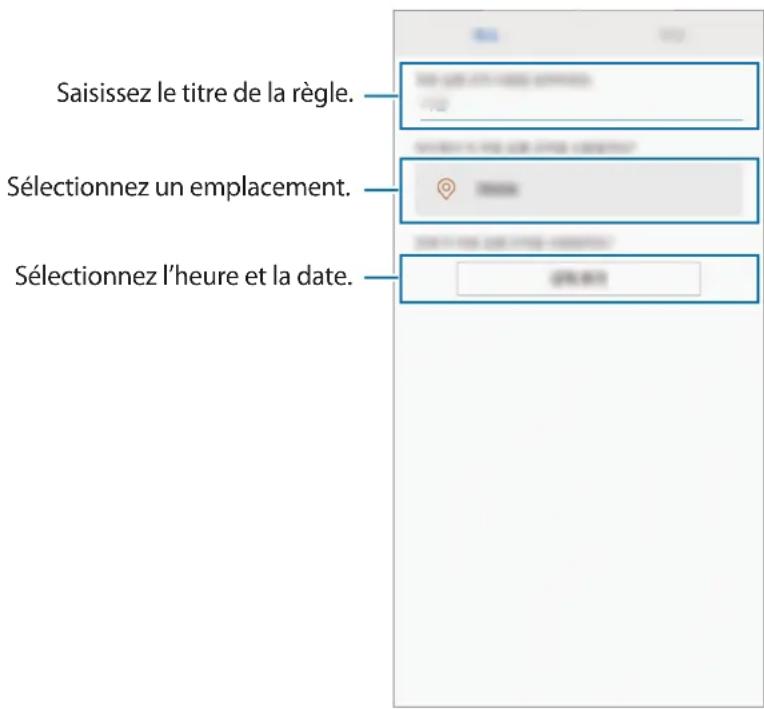 SAMSUNG Connect Home ET-WV521 - Définition des règles - 1