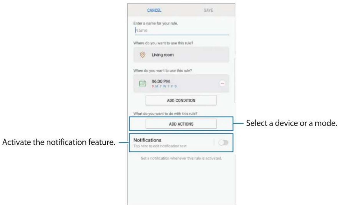 SAMSUNG Connect Home ET-WV521 - Setting rules - 3
