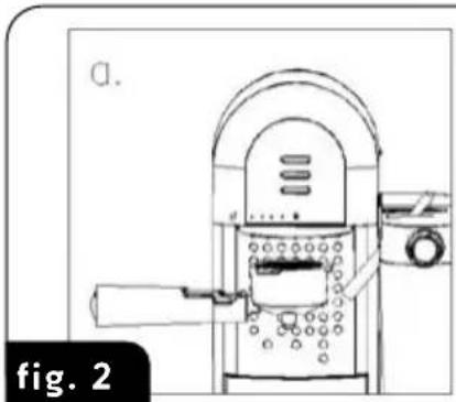 MPM MKW-14M - ASSEMBLY/DISASSEMBLY OF THE PORTAFILTER WITH A FILTER IN THE COFFEE MAKER - 1