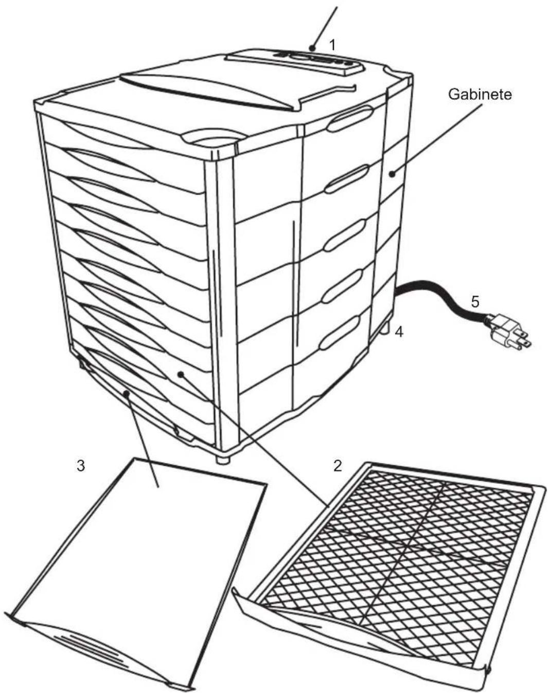 Weston 28-1001-W - DESHIDRATADOR - 1
