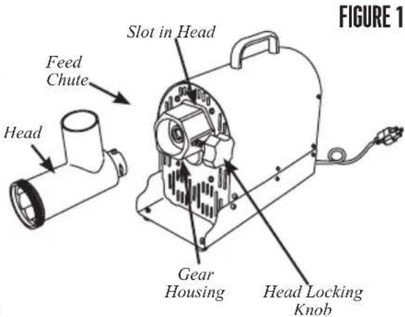 Weston Pro Series 10-2201-W - GRINDER ASSEMBLY INSTRUCTIONS - 1