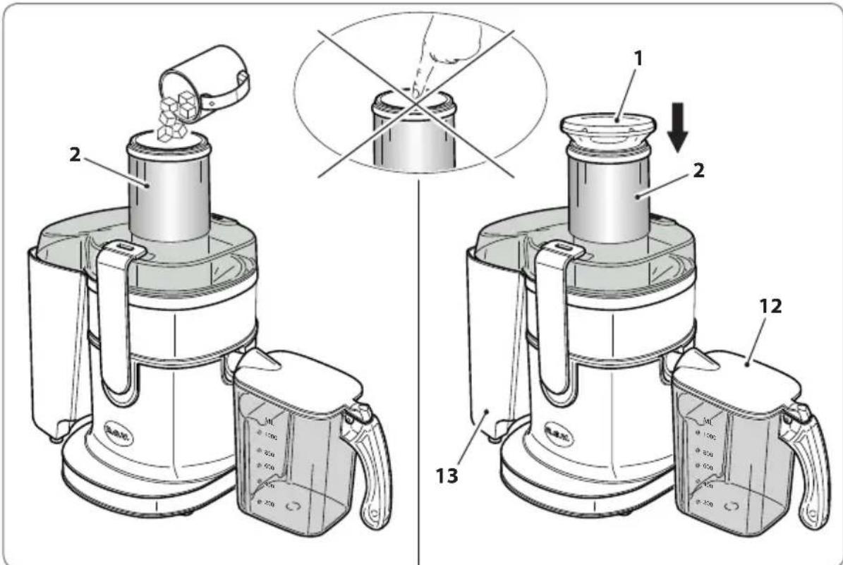 RGV Industrial Juicer - Funzionamento - 6
