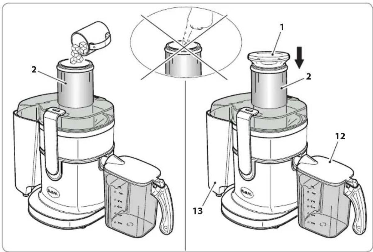 RGV Industrial Juicer - Betriebsweise - 6