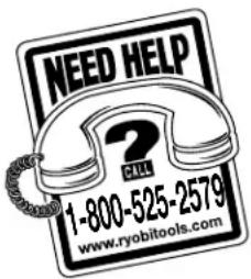 RYOBI RY40809 - TROUBLESHOOTING - 1