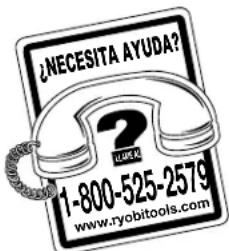 RYOBI RY40809 - CORRECCIÓN DE PROBLEMAS - 1