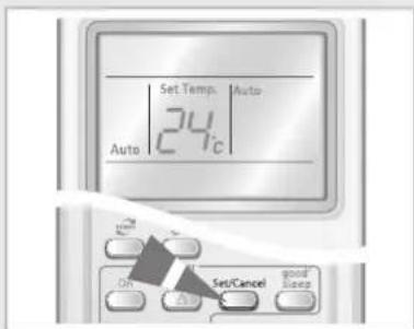 SAMSUNG AQ09MWDN - Pour annuler la minuterie d'arrêt - 4