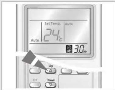 SAMSUNG AQ09MWDN - Pour annuler la minuterie d'arrêt - 2