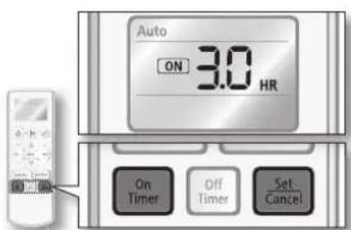 SAMSUNG AQ12UUEX - On timer - 2