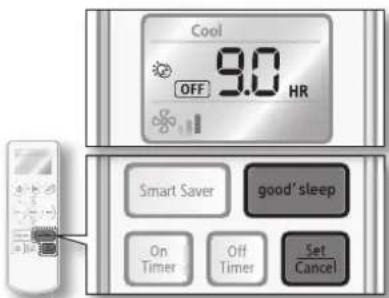 SAMSUNG AQ12UUEX - Mode good'sleep - 4