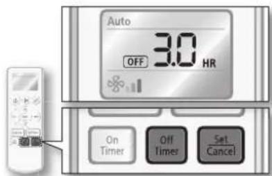 SAMSUNG AQ12UUEX - Off timer - 2