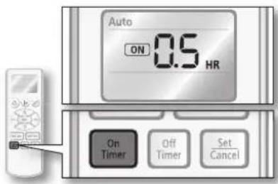 SAMSUNG AQ12UUEX - On timer - 1