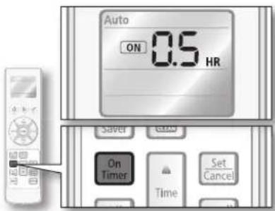 SAMSUNG AQ18VBEX - On timer - 1