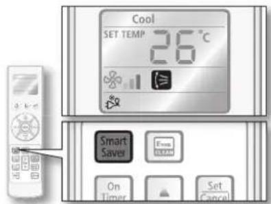 SAMSUNG AQ18VBEX - UTILISER LA FONCTION SMART SAVER - 1