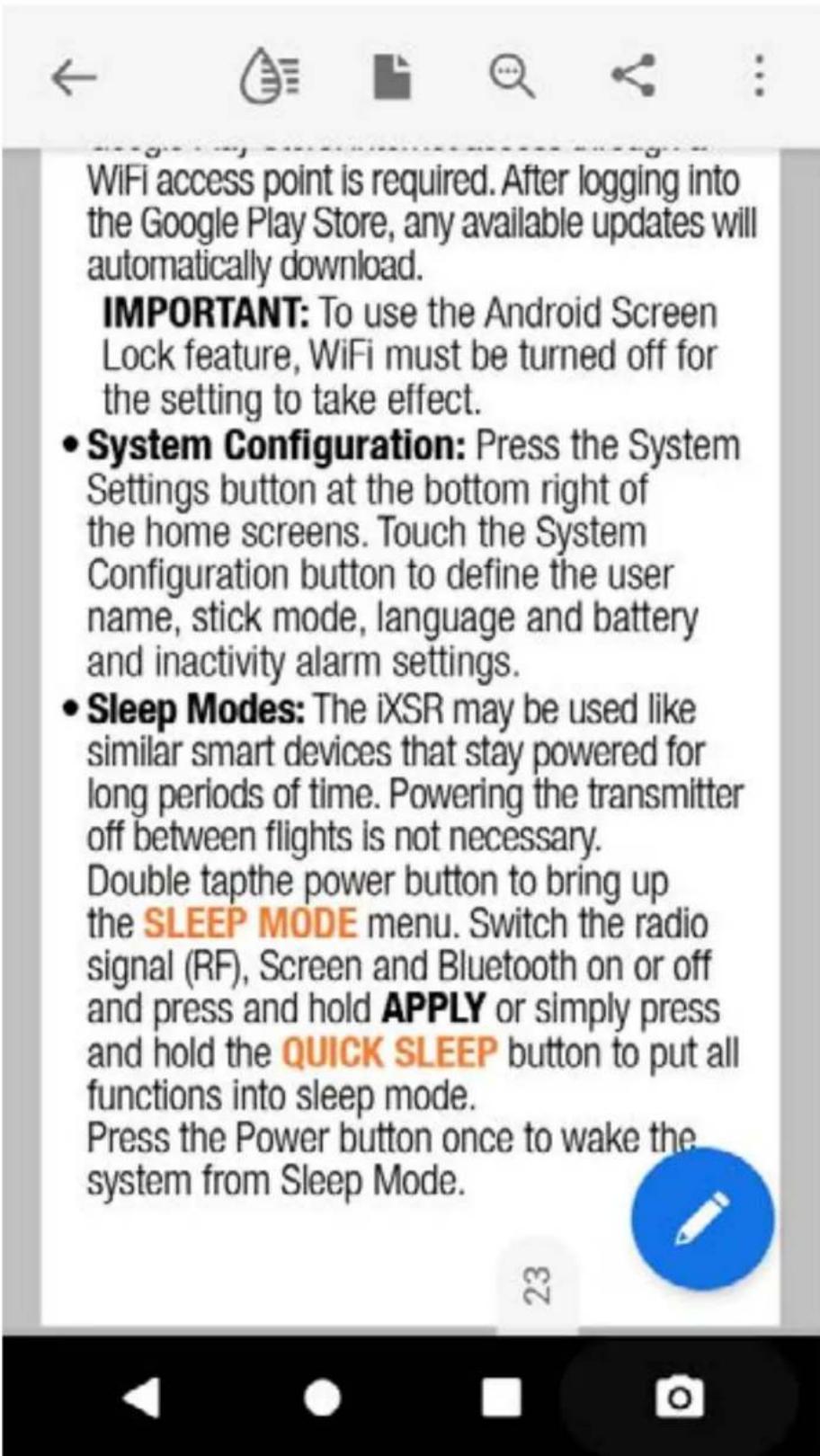 SPEKTRUM iXSR - PARCOURIR LES PAGES - 1