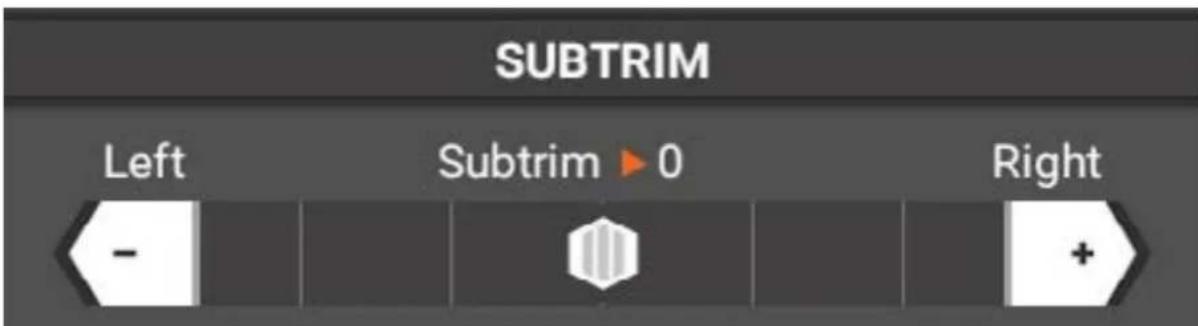 SPEKTRUM iXSR - Sous-compensateur (subtrim) de direction - 1