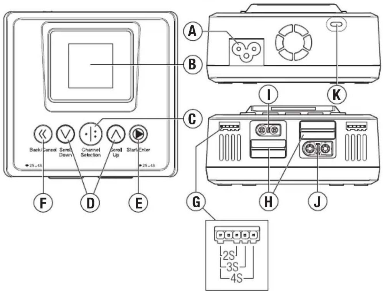 SPEKTRUM S250 - Diagramme de mise en page - 1