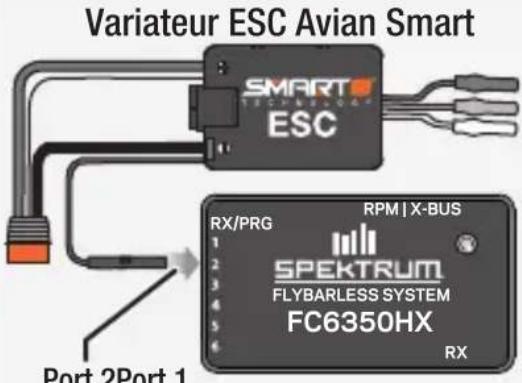 SPEKTRUM FC6350HX - Récepteur à distance DSMX en option - 3