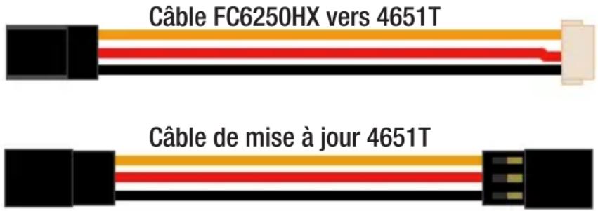 Câble FC6250HX vers 4651T Câble de mise à jour 4651T
