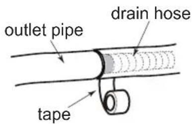 SAMSUNG AR12CRHGAWK - Step 6: Install drain hose - 2