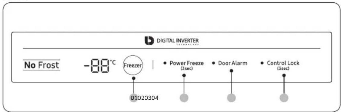 SAMSUNG RZ32C7CB6B1 - Functietoetsen - 2